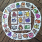 Black and white Pokémon-inspired temporary tattoo set – 30pcs (66×66mm each) featuring classic creature designs in waterproof, skin-safe format by TIDES